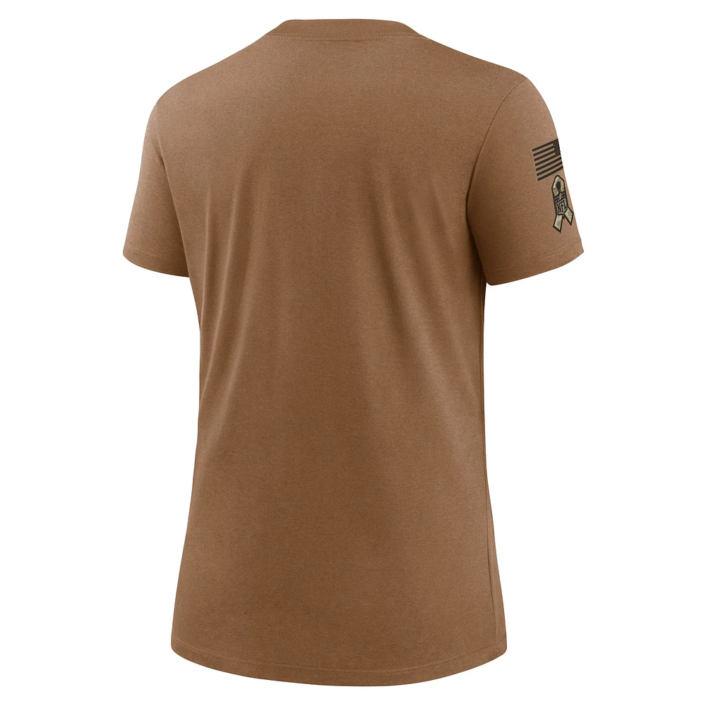 Men's Nike  Brown Minnesota Vikings Salute To Service Legend Performance T-Shirt