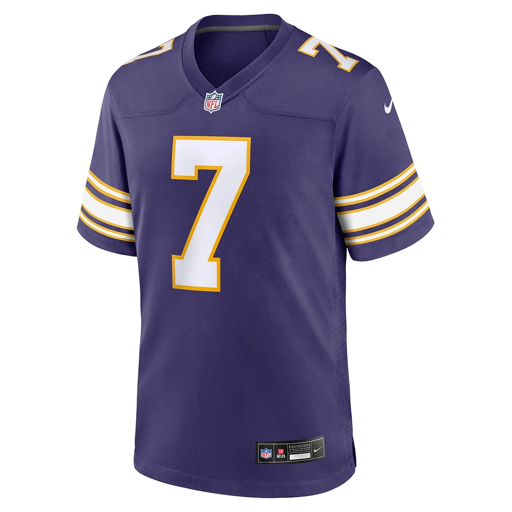 Men's Nike Byron Murphy Jr. Purple Minnesota Vikings Classic Player Game Jersey