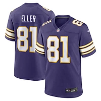 Maillot de joueur à la retraite classique Nike Carl Eller Minnesota Vikings pour homme pourpre