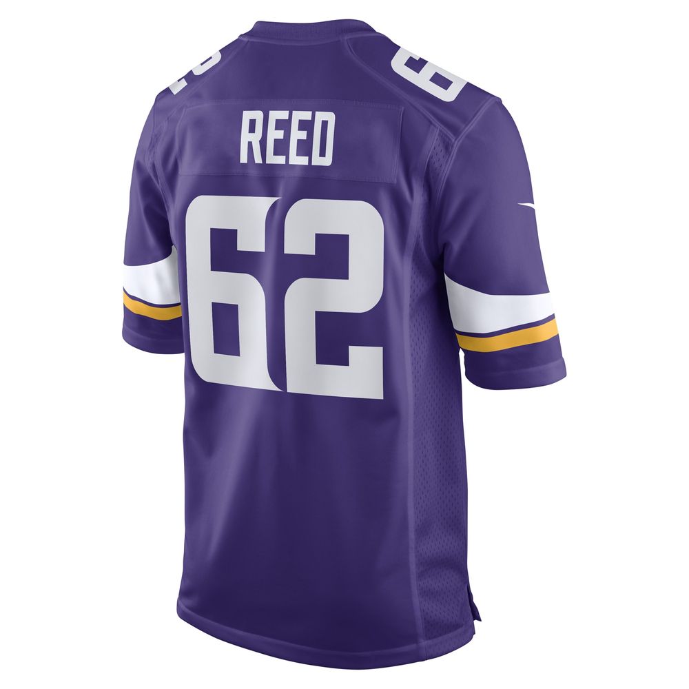 Men's Nike Chris Reed Purple Minnesota Vikings Game Player Jersey