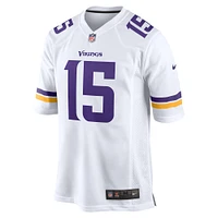 Men's Nike Dallas Turner  White Minnesota Vikings Game Jersey