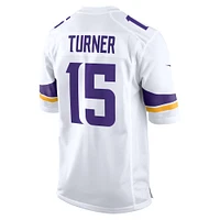 Men's Nike Dallas Turner  White Minnesota Vikings Game Jersey