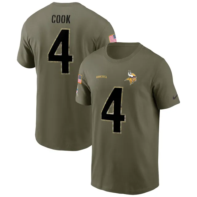 Lids Dalvin Cook Minnesota Vikings Nike 2022 Salute To Service Name &  Number T-Shirt - Olive