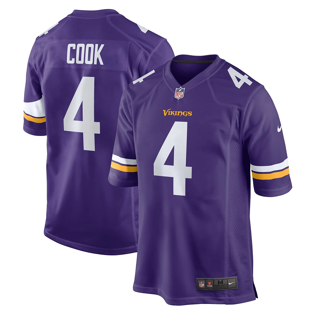 Maillot de match Nike Dalvin Cook violet Minnesota Vikings pour hommes