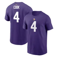 Justin Jefferson Minnesota Vikings Nike Name & Number T-Shirt - Purple