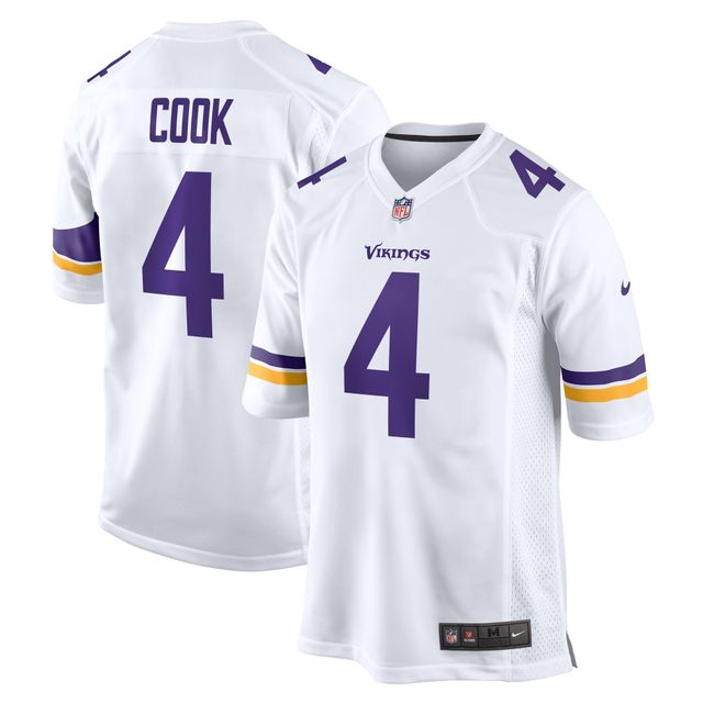 Maillot de match Nike Dalvin Cook pour hommes, blanc, Minnesota Vikings