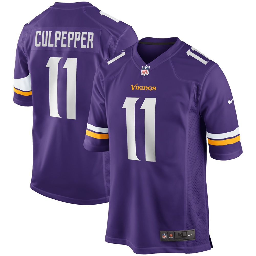 Men's Nike Daunte Culpepper Purple Minnesota Vikings Game Retired Player Jersey