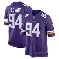 Maillot Dean Lowry Nike Minnesota Vikings Game Player pour Homme Violet