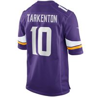 Men's Nike Fran Tarkenton Purple Minnesota Vikings Game Retired Player Jersey