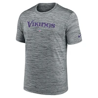 T-shirt Nike Minnesota Vikings Velocity Performance pour homme, gris