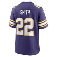 Maillot de jeu joueur classique Nike Harrison Smith violet Minnesota Vikings pour hommes