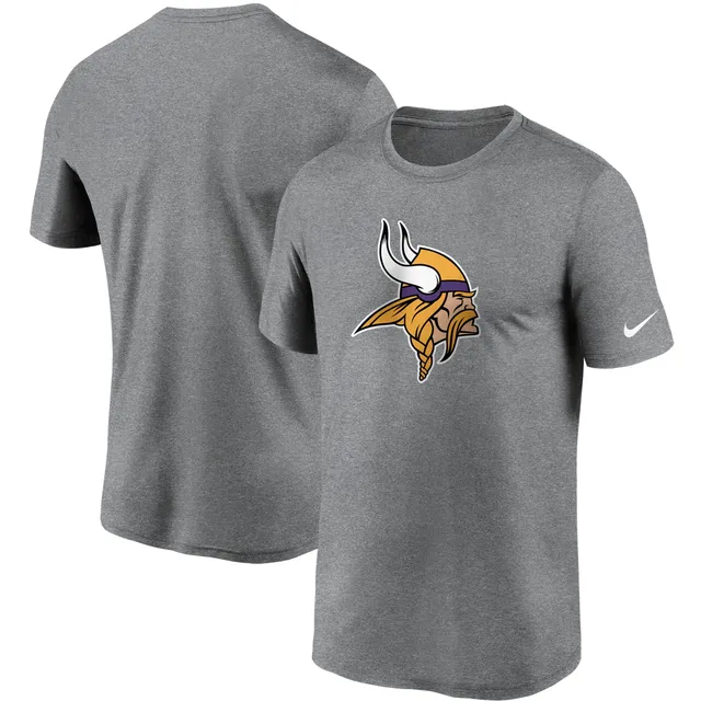 Minnesota Vikings Nike Sideline Infograph Lock Up Performance Long Sleeve T- Shirt - Silver