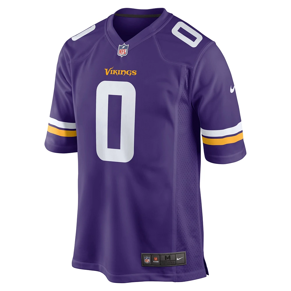 Maillot de match Nike Ivan Pace Jr violet pour homme des Minnesota Vikings