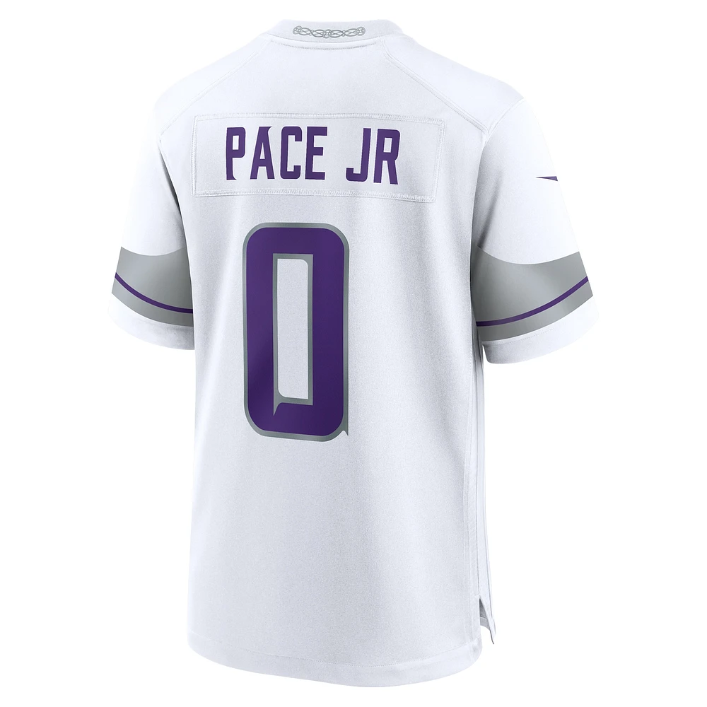 Men's Nike Ivan Pace Jr White Minnesota Vikings Alternate Game Jersey
