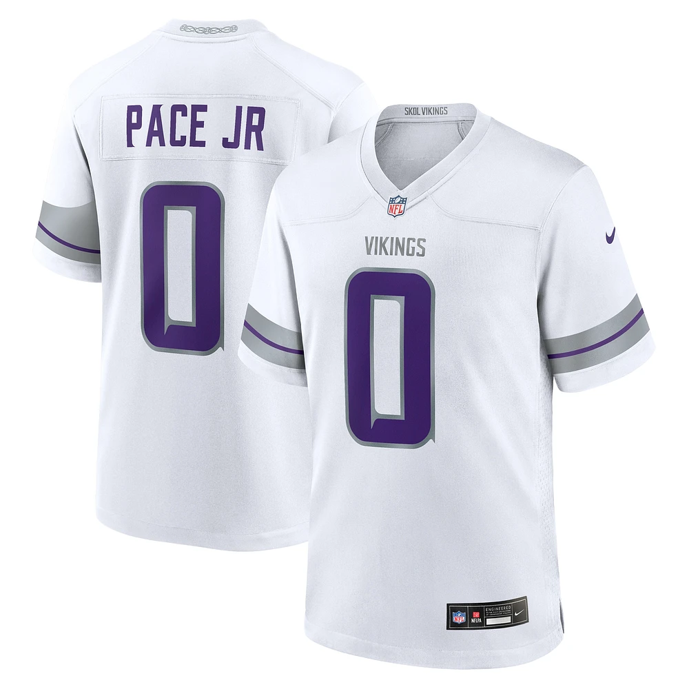 Men's Nike Ivan Pace Jr White Minnesota Vikings Alternate Game Jersey