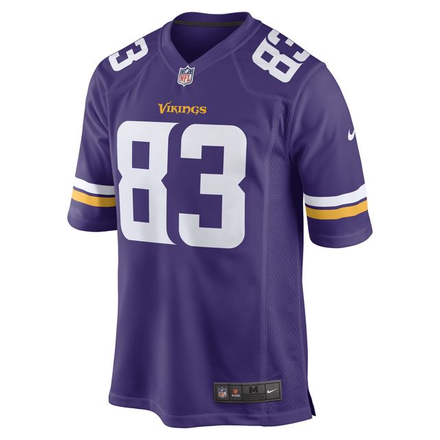 Maillot de joueur jeu Nike Jalen Nailor violet des Minnesota Vikings pour hommes