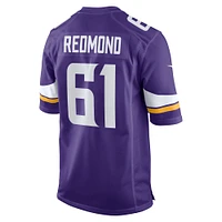 Maillot de match violet Nike Jalen Redmond des Minnesota Vikings pour homme