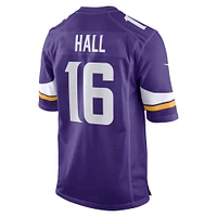 Maillot de match Nike Jaren Hall violet des Minnesota Vikings pour hommes