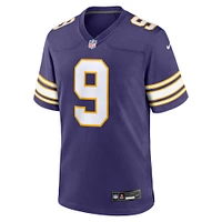 Maillot de match deuxième joueur remplaçant pour homme Nike J.J. McCarthy des Minnesota Vikings violet