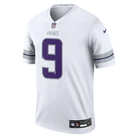 Men's Nike J.J. McCarthy White Minnesota Vikings Alternate Legend Player Performance Top