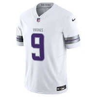 Maillot Nike J.J. McCarthy blanc pour homme des Minnesota Vikings Vapor F.U.S.E. Limited