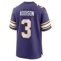 Men's Nike Jordan Addison Purple Minnesota Vikings Alternate Game Jersey