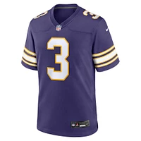 Nike Jordan Addison Violet Minnesota Vikings Classic Player Game Jersey pour homme