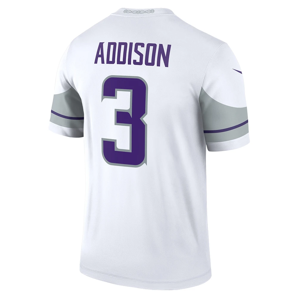 Men's Nike Jordan Addison White Minnesota Vikings Alternate Legend Jersey