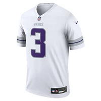 Haut Nike Jordan Addison pour homme, blanc, joueur de performance Alternate Legend des Minnesota Vikings