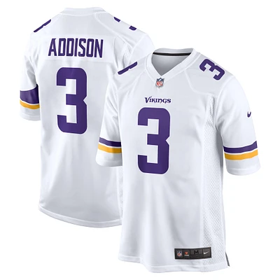Homme Nike Jordan Addison Blanc Minnesota Vikings Away Game Jersey