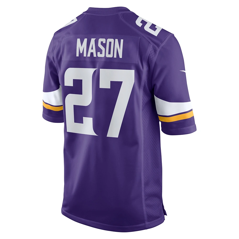 Maillot Nike Jordan Mason violet pour homme des Vikings du Minnesota