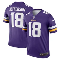 Men's Nike Justin Jefferson Purple Minnesota Vikings Alternate Legend Jersey
