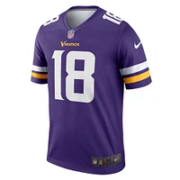 Men's Nike Justin Jefferson Purple Minnesota Vikings Alternate Legend Jersey