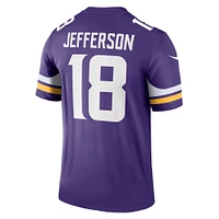Men's Nike Justin Jefferson Purple Minnesota Vikings Alternate Legend Jersey