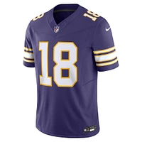 Nike Justin Jefferson Violet Minnesota Vikings Vapor F.U.S.E. Maillot limit