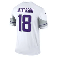 Maillot Nike Justin Jefferson blanc pour homme des Vikings du Minnesota, légende alternative