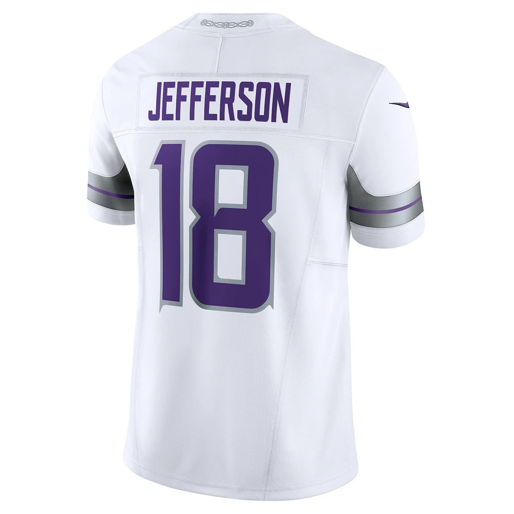 Nike Justin Jefferson Blanc Minnesota Vikings Alternate Vapor F.U.S.E. Maillot limité