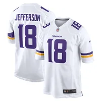 Maillot de joueur match Nike Justin Jefferson des Minnesota Vikings pour homme, blanc