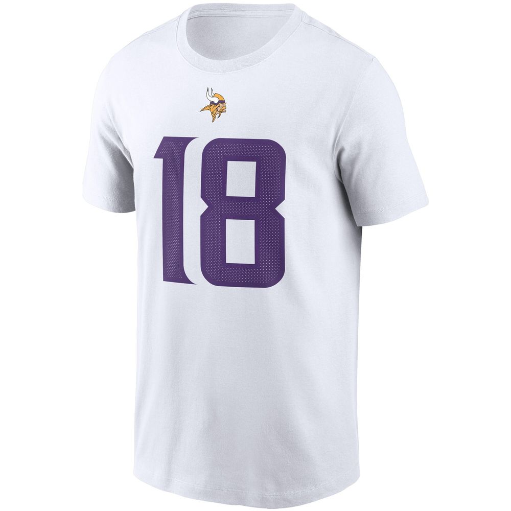 Justin Jefferson Minnesota Vikings Nike Women's Name & Number T-Shirt -  Purple