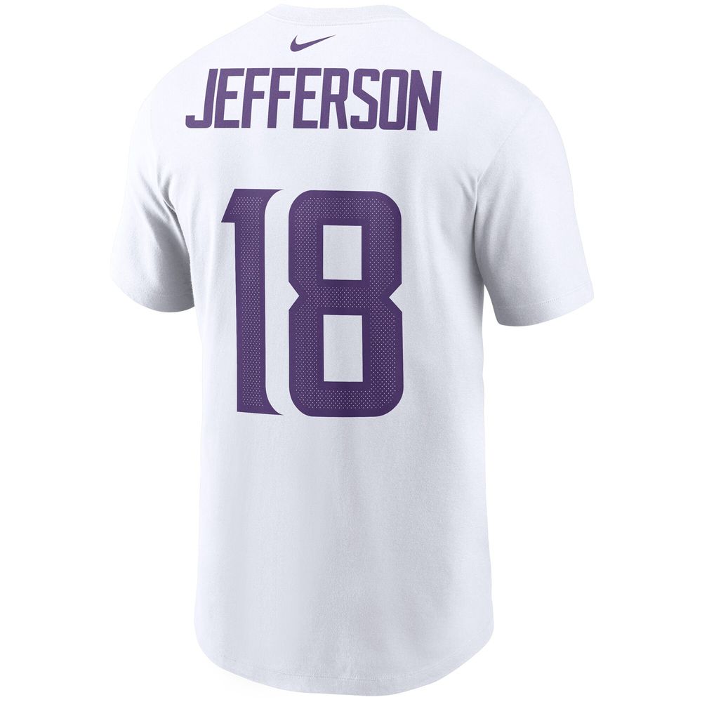 Youth Minnesota Vikings Justin Jefferson Nike Purple Team Player Name &  Number T-Shirt