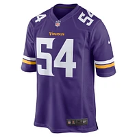 Men's Nike Kamu Grugier-Hill  Purple Minnesota Vikings Game Jersey