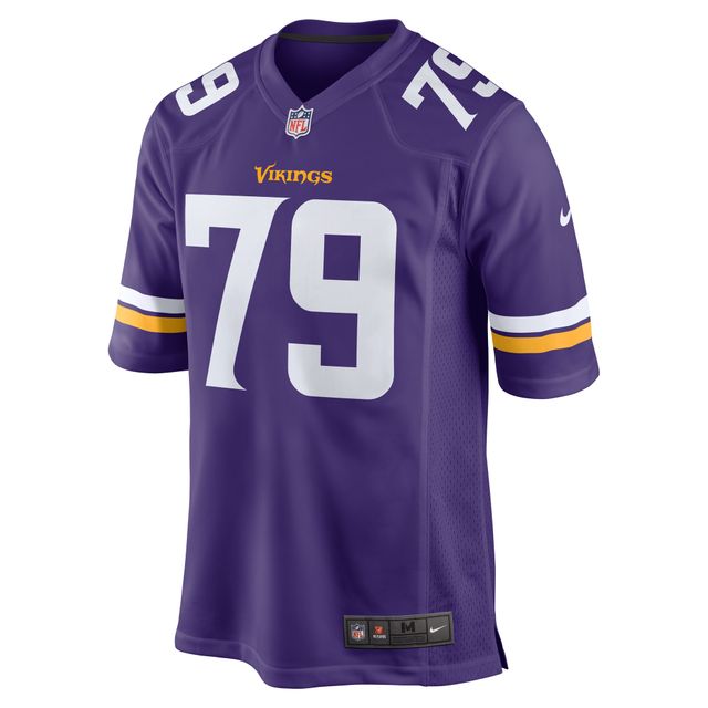 Maillot de match Nike Kenny Willekes violet pour hommes des Vikings du Minnesota