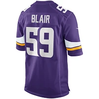 Maillot de joueur retraité Nike Matt Blair violet des Minnesota Vikings pour hommes