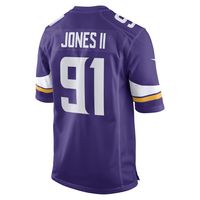 Men's Nike Patrick Jones II Purple Minnesota Vikings Team Game Player Jersey