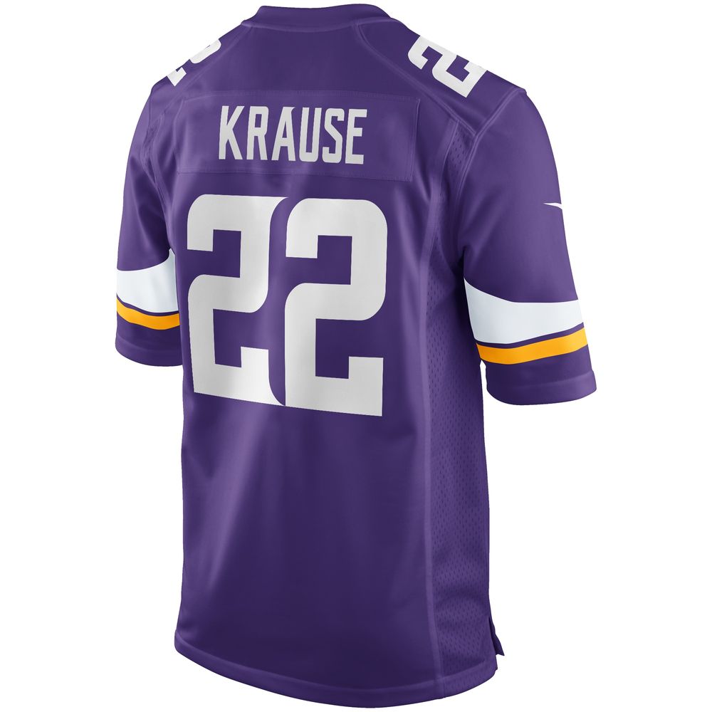 Men's Nike Paul Krause Purple Minnesota Vikings Game Retired Player Jersey