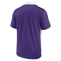 Polo de performance tendance Nike pour hommes, violet/blanc, Minnesota Vikings