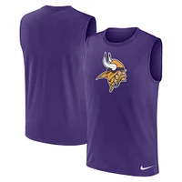 Débardeur Nike violet Minnesota Vikings Blitz Legend Muscle Perform pour hommes