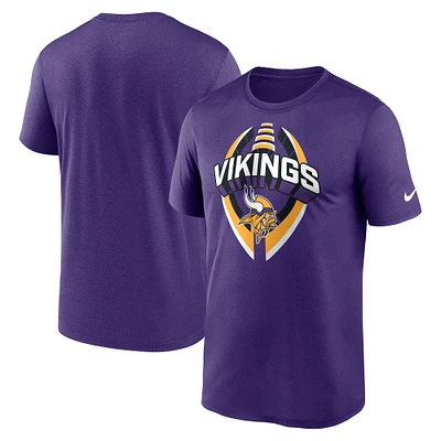 T-shirt Nike violet pour homme, Legend Icon Performance des Vikings du Minnesota