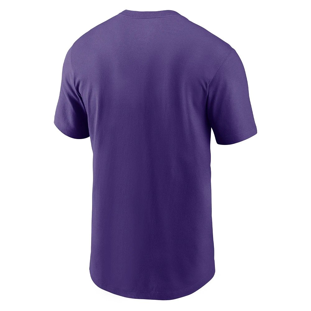 Men's Nike Purple Minnesota Vikings Local Essential T-Shirt