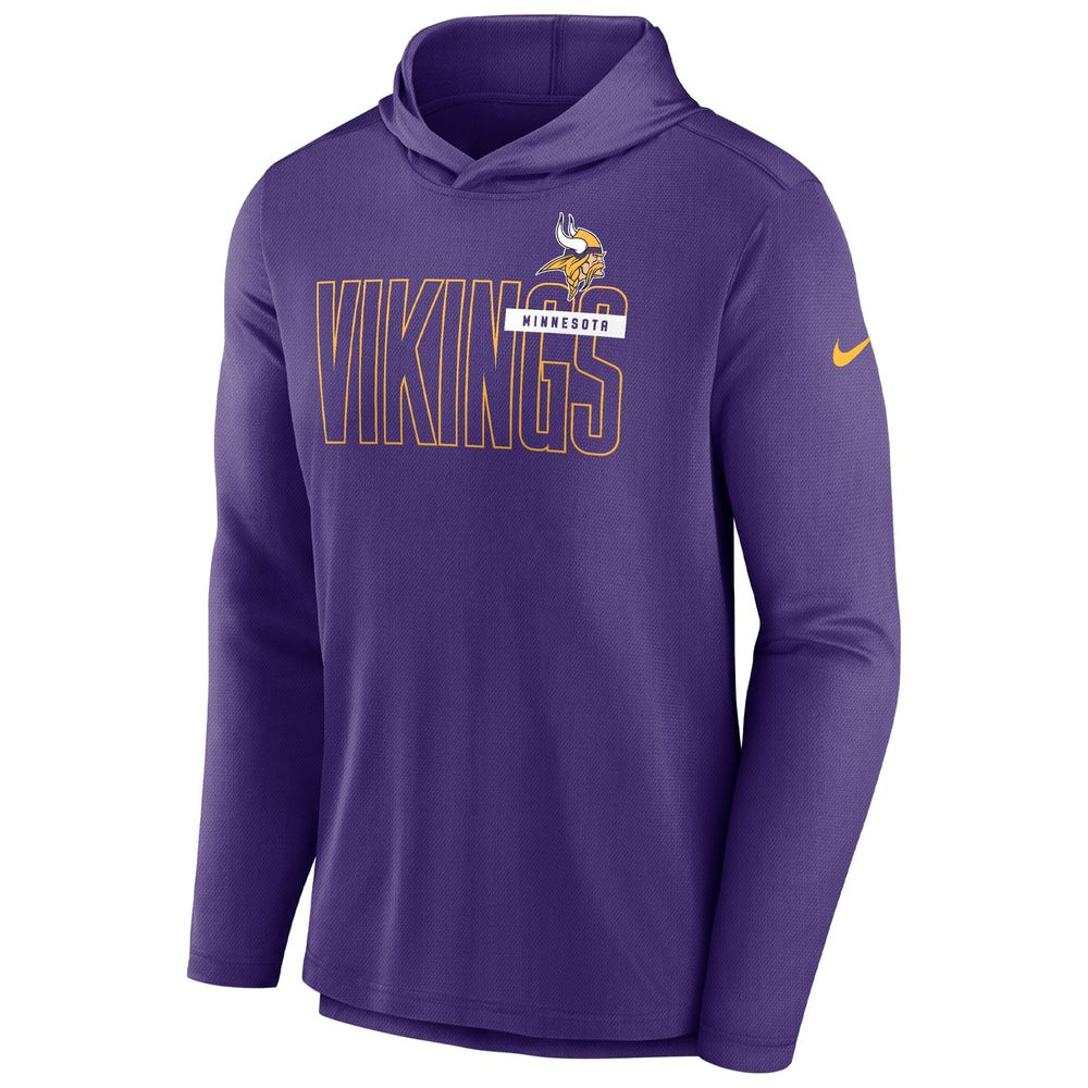 Men's Nike Purple Minnesota Vikings Performance Team Pullover Hoodie